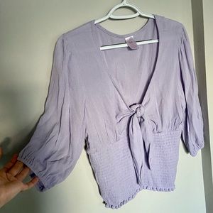 Flowy Lavendar Top